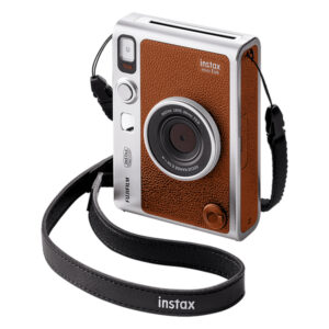 FUJIFILM 16812534 instax mini Evo Hybrid Instant Camera (Brown)