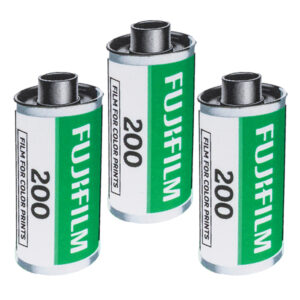 FUJIFILM 600022185 ISO 200 36-Exposure Color Negative Film for 35-mm Cameras (3 Pack)