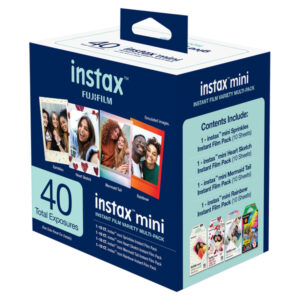FUJIFILM 600024716 instax mini Film Variety Multipack, 40 Count