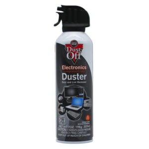 Dust-Off DPSM Disposable Electronics Duster for Lint and Dust Removal with Straw, 7 Oz.