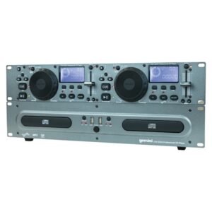Gemini CDX-2250I Professional 2U Dual CD/USB Player, Silver, CDX-2250i