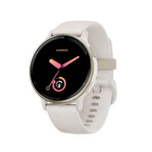 Garmin 010-02862-11 vivoactive 5 GPS Fitness Smartwatch with 42.2-mm Case, Bluetooth, AMOLED, Health/Fitness, Sports Apps, Music Storage, 5 ATM (Ivory)