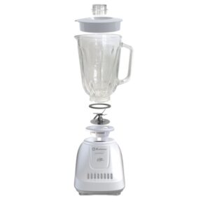 Koblenz LKM-5910 VB Kitchen Magic Gourmet 50-Oz. 10-Speed 500-Watt Blender with Glass Jar (White/Gray)