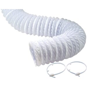 No Logo 1307 Vinyl Vent Duct Kit, 5 Ft.