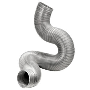 Lambro 306DL 8-Ft. Flexible Aluminum Semi-Rigid Double-Lock Air Duct (6 In. Diameter)