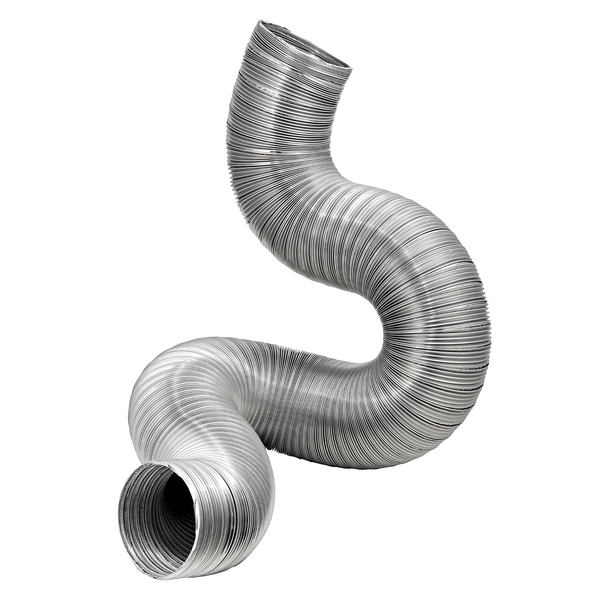 Lambro 310DL 8-Ft. Flexible Aluminum Semi-Rigid Double-Lock Air Duct (8 In. Diameter)