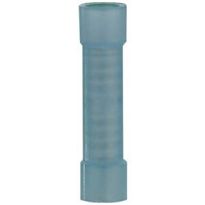 Install Bay BNBC Nylon Butt Connectors, 100 Count (16-14 Gauge; Blue)