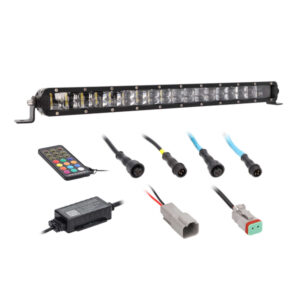 Heise LED Lighting Systems HE-CHASE-B22 Chasing Lights Series 22-In. 60-LED Single-Row Lightbar with Controller, HE-CHASE-B22