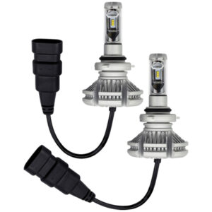 Heise LED Lighting Systems HE-9006LED HE-9006LED Replacement Headlight LED Bulbs, 6,000 Lumens for Off-Road, 6,500K Color Temp with Tint Films, Single Beam, Pair