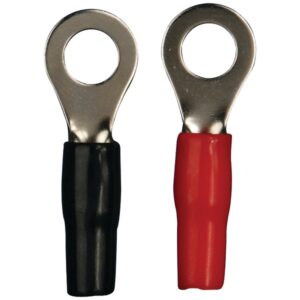 Install Bay IB4GNRT-50 Nickel Ring Terminal, 50 Pack (4 Gauge)