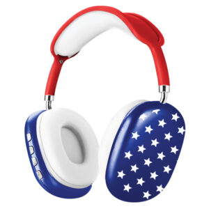 Celebrate 250 250HPBT546R Boom Max Pro Sound Bluetooth On-Ear Headphones with Mic, On-Ear Controls, Adjustable Headband, SD Card/Aux, up to 6 Hours Play Time