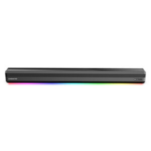 Monster MNSBA36G-X 2.0-Channel 300-Watt-Max 36-In. Indoor/Outdoor Sound Bar with Bluetooth, Auracast, Dolby Atmos, Lights, HDMI/Optical/Aux/USB, Remote