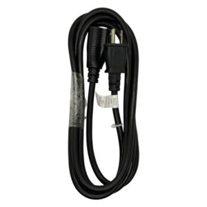 STANLEY 33089 PowerCord 8 Grounded Indoor/Outdoor Extension Cord, 8 Ft., Black, 33089