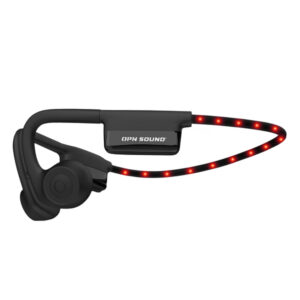 OPN Sound OS4500BL Dashlyte+ Bluetooth Open-Ear Sports Headphones with Mic and LED Neckband, up to 17 Hours Play Time, IPX5 Sweat-Resistant
