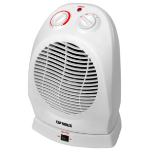 Optimus H-1382 4-Settings 1,500-Watt-Max Portable Oscillating Fan Heater with Thermostat