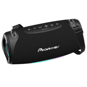 Pioneer PBL402 240-Watt-Max Portable Bluetooth Rechargeable Speaker with Dual 3.5-In. Woofers, Lights, USB Charging, Waterproof, up to 10 Hours Play Time