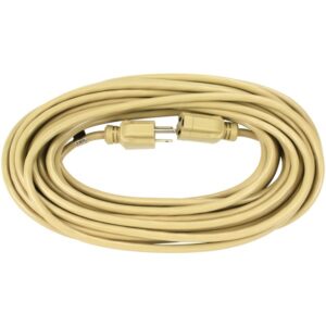 Prime EC884627 16/3 SJTW Landscape Extension Cord, 35 Ft., Beige