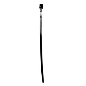 ProBrand CABTIEHS418BL 1,000-Pack 4-In. Heat-Stabilized UV-Resistant Nylon 6/6 Cable Ties, 18-Lb. Tensile Strength, Temperature-Rated -40deg F to 257deg F, UV Black