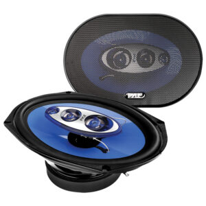 Pyle PL6984BL Blue Label 6-In. x 9-In. 400-Watt-Max 4-Way Coaxial Speakers