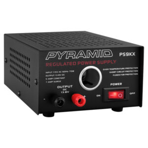 Pyramid Car Audio PS9KX Gold Series 70-Watt-Input 5-Amp-Constant Bench Power Supply