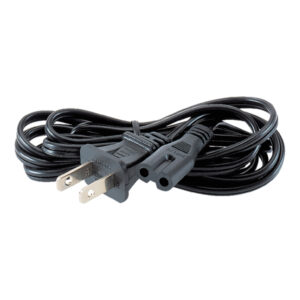 RCA AH1UR Universal 2-Prong Replacement Power Cord, 6 Ft.