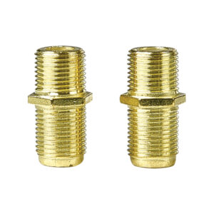 RCA VH66R1 In-Line F-Connectors, 2 Count