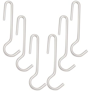 Range Kleen C59 Narrow Pot Rack Hooks for Wood Pot Racks, Chrome, 6 Count
