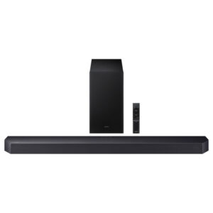 Samsung HW-Q600F/ZA 3.1.2-Channel 380-Watt 40.6-In. Sound Bar with Subwoofer, Dolby Atmos/DTS Virtual:X, HDMI, Remote, Bluetooth TV Pairing, HW-Q600F