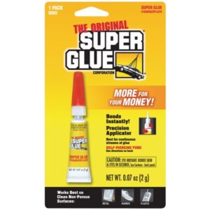 The Original Super Glue Corporation SGH2-12 0.07-Oz. Super Glue Tube (1 Pack)