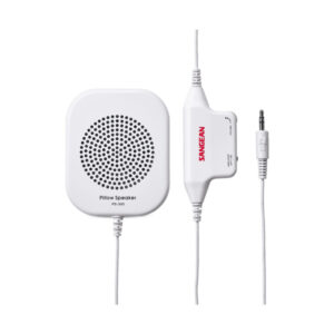 Sangean PS-300 Pillow Speaker with In-Line Volume Control and Amplifier, White, PS-300