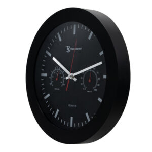 Timekeeper 6990 12" Temperature & Humidity Wall Clock