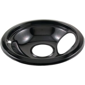 Stanco Metal Products 415-6 Black Porcelain Replacement Drip Bowl (6 In.)