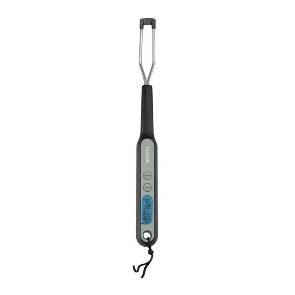 Taylor Precision Products 5262231 Digital Preset Fork Thermometer for Backyard Grilling, 5262231