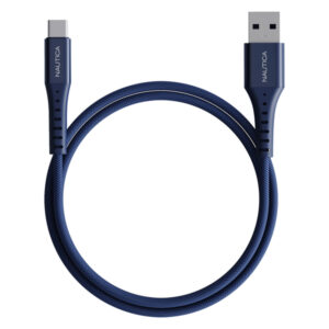 Nautica UCCCB02-01-04 4-Ft. 15-Watt USB-A to USB-C Cable, Urban CB200 (Navy)