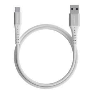 Nautica UCCCB02-02-04 4-Ft. 15-Watt USB-A to USB-C Cable, Urban CB200 (White)