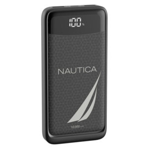 Nautica UCCPB10-03 TURAN PB Dual-USB Hi-Speed Portable Power Pack with Digital Power Display, UCCPB1003 (10kmAh)