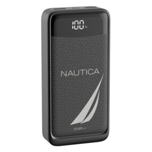 Nautica UCCPB11-03 TURAN PB Dual-USB Hi-Speed Portable Power Pack with Digital Power Display, UCCPB1103 (20kmAh)