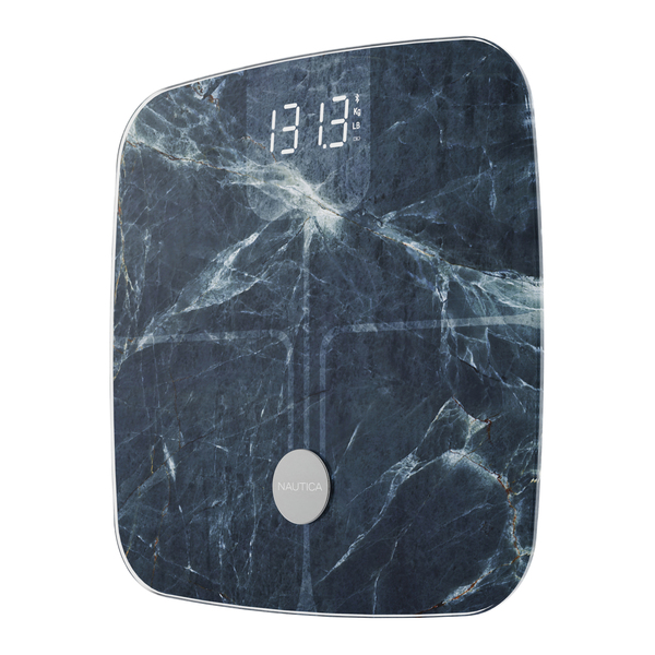 Nautica UCCSC02-12 Smart Body Tracker Scale Plus, 440-Lb. Capacity (Aqua Stone)