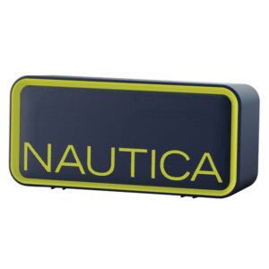 Nautica UCCSP01-1 10-Watt-Peak Urban SP100 Portable Bluetooth Rechargeable Speaker with TWS, USB/microSD/Aux, IPX5, up to 7 Hours Play Time (Navy/Yellow)