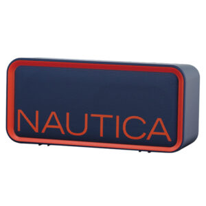 Nautica UCCSP01-2 10-Watt-Peak Urban SP100 Portable Bluetooth Rechargeable Speaker with TWS, USB/microSD/Aux, IPX5, up to 7 Hours Play Time (Navy/Red)