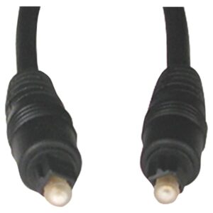 Tripp Lite by Eaton A102-02M TOSLINK Digital Optical SPDIF Audio Cable, Black (6 Ft.)