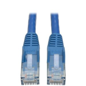 Tripp Lite by Eaton N201-007-BL CAT-6 Gigabit Snagless Molded Stranded UTP Ethernet Cable (7 Ft.; Blue)