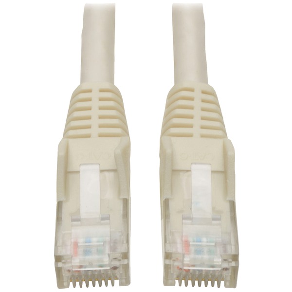 Tripp Lite by Eaton N201-050-WH CAT-6 Gigabit Snagless Molded Solid UTP Ethernet Cable (50 Ft.; White)