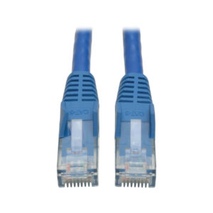 Tripp Lite by Eaton N201-015-BL CAT-6 Gigabit Snagless Molded Solid UTP Ethernet Cable (15 Ft.; Blue)