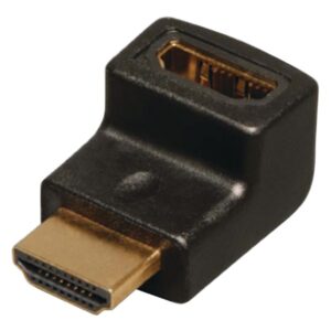Tripp Lite by Eaton P142-000-UP 4K at 60 Hz HDMI Male/Female Right-Angle Up Adapter/Coupler, Black, P142-000-UP