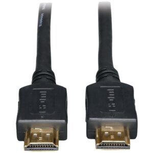 Tripp Lite by Eaton P568-050 1080p HDMI Male/Male Standard-Speed HDMI Gold Cable, Black (50 Ft.)