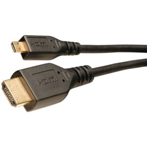 Tripp Lite by Eaton P570-006-MICRO 1080p HDMI Male to Micro HDMI Male High-Speed with Ethernet A/V Cable, Black (6 Ft.)