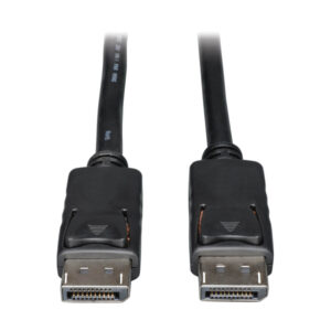 Tripp Lite by Eaton P580-015 4K at 60 Hz DisplayPort 1.2 Male/Male Cable with Latches, Black (15 Ft.)