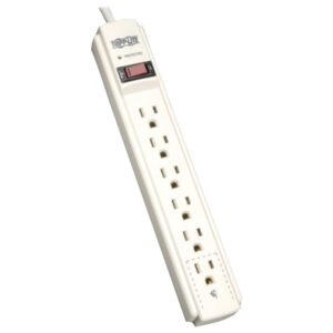 Tripp Lite by Eaton TLP604 6-AC Outlet 790-Joules Protect It! Surge Protector Power Strip, 4-Ft. Cord with Straight Plug, TLP604