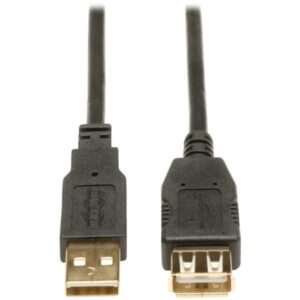 Tripp Lite by Eaton U024-006 USB 2.0 Extension Cable, USB-A Male/Female, Black (6 Ft.)